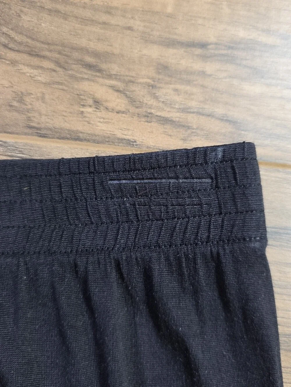 L.L. Bean Silk Thermal Pants Black Gorpcore Mens Medium Regular